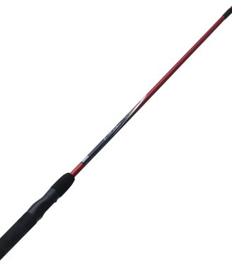 Zebco Z-Cast Spinning Fishing Rod Durable Z-Glass Fishing Pole, Comfortable EVA Rod Handle, Shock-Ring Guides, Medium Power
